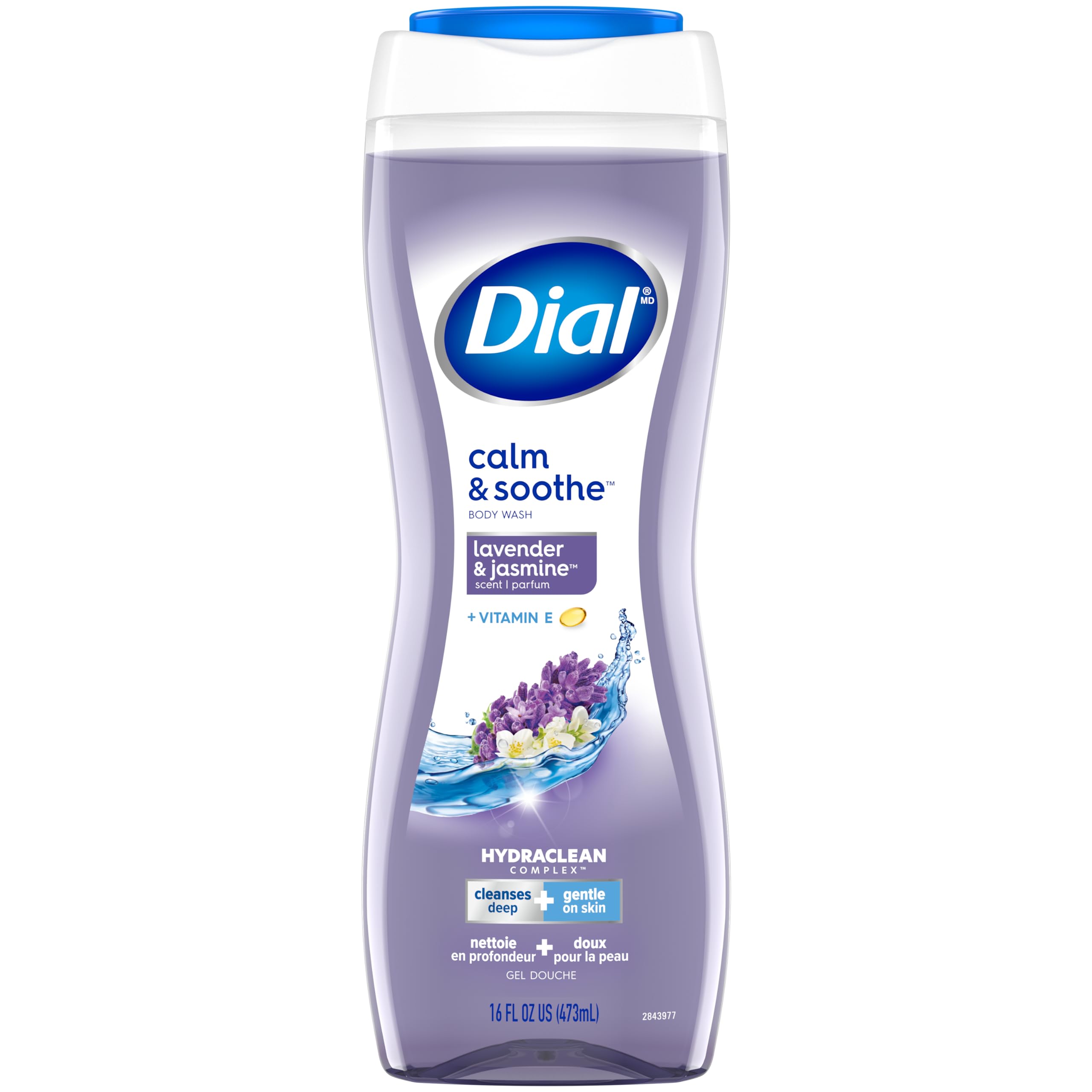 Dial Antibacterial Lavender and Twilight Jasmine Body Wash By Dial, 16 Oz (473ml)