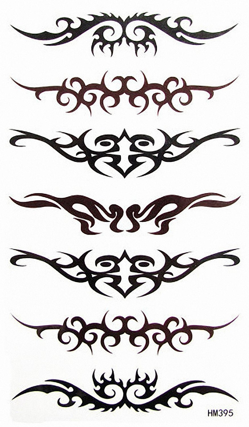 MapofBeauty Tribal Armband Temporary Waterproof Tattoo Sticker(2 Pcs/Lot)