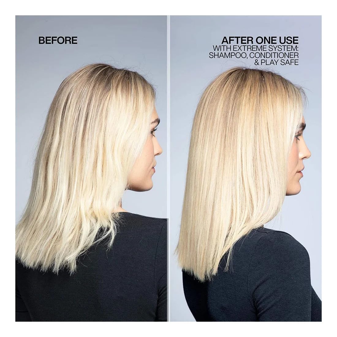 Redken Extreme Play Safe Heat Protection and Damage Repair Treatment | For All Hair Types | Helps Reduce The Appearance of Split Ends | With Tourmaline | 6.8 Fl Oz