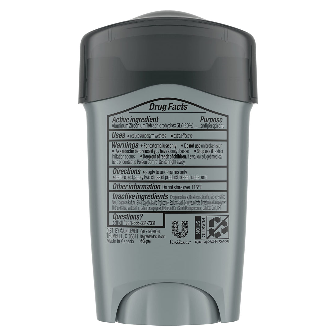 Degree Men Clinical Antiperspirant, Clean 1.7 oz