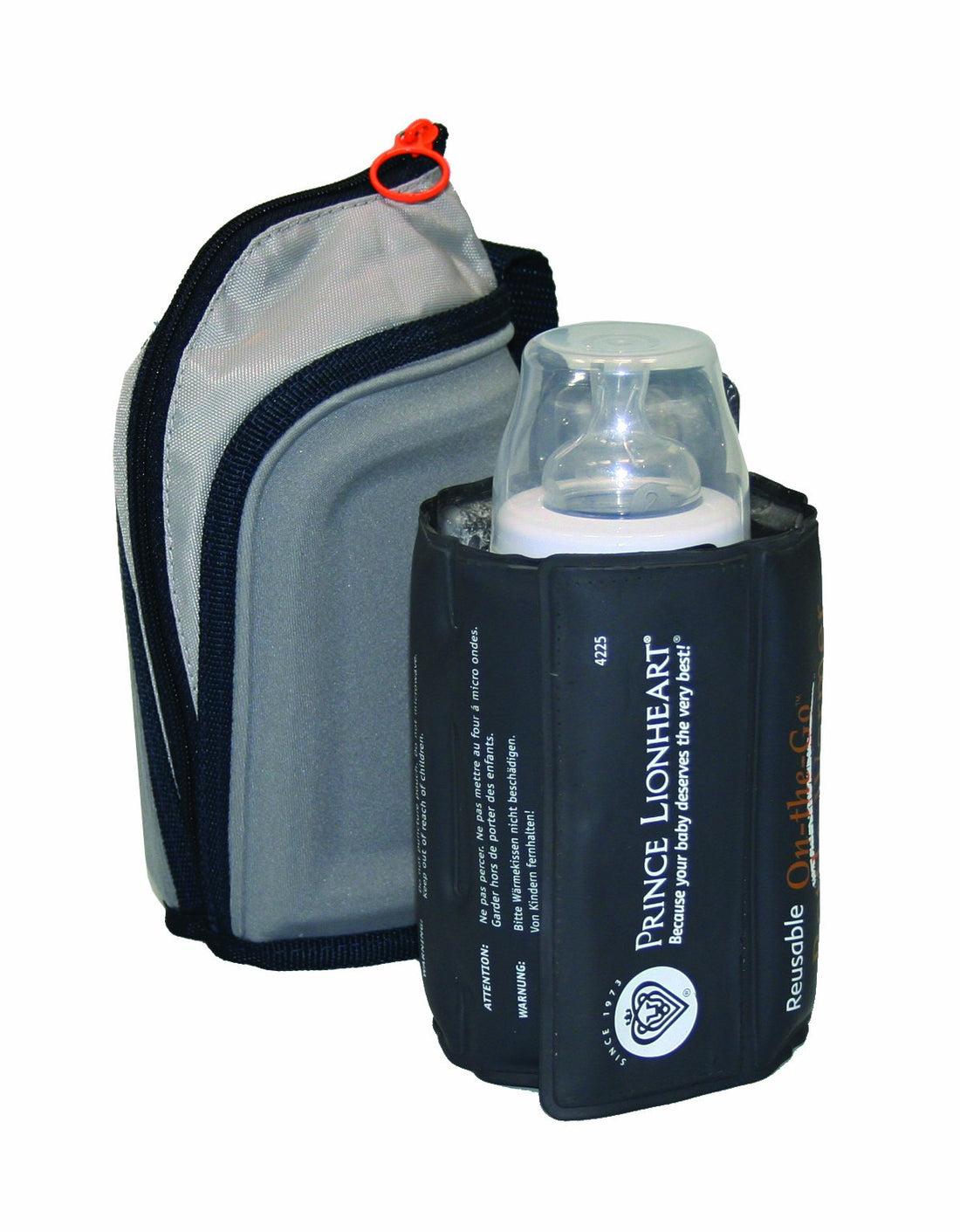 Prince Lionheart On-the-Go Bottle Warmer with Insulated Bottle/Food Bag