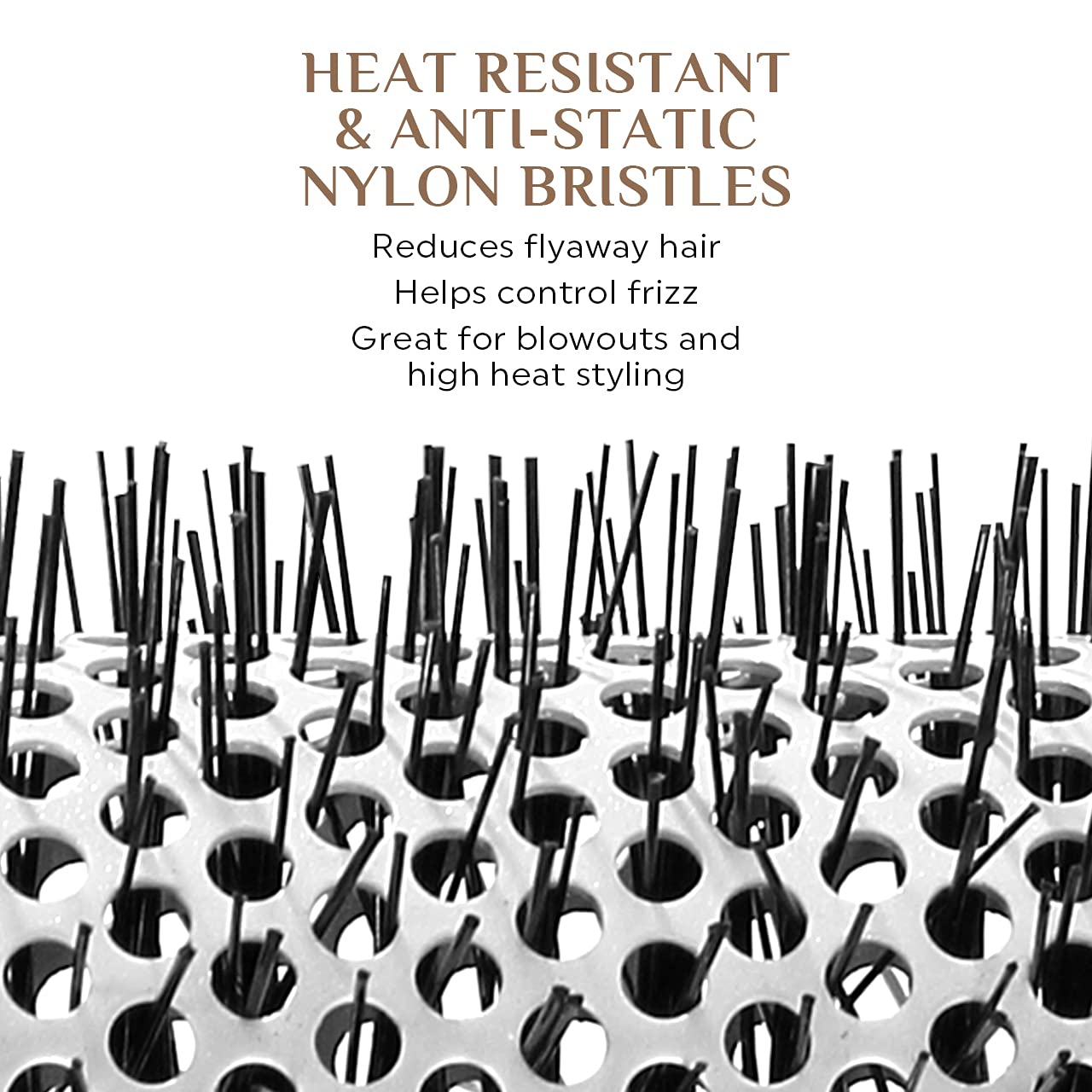 Cricket Ultra Smooth Coconut Thermal 370 Round Brush