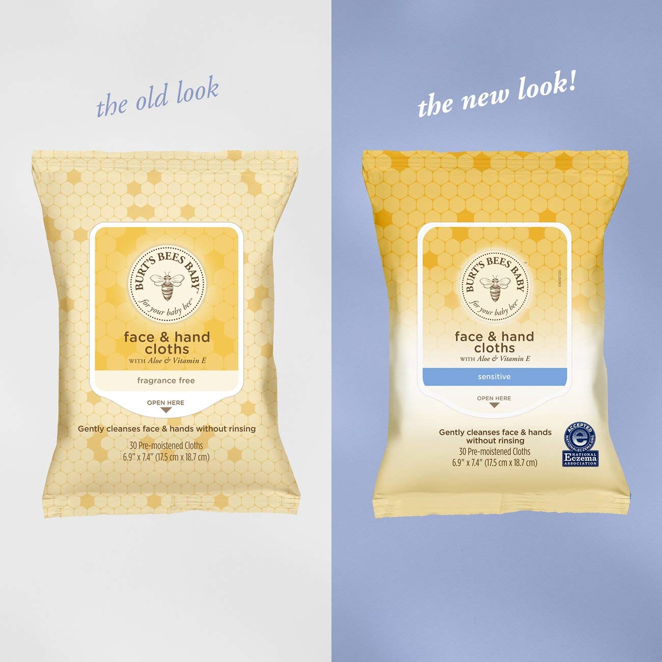 Burt's Bees Baby Chlorine-Free Wipes for Sensitive Skin- 30 Count