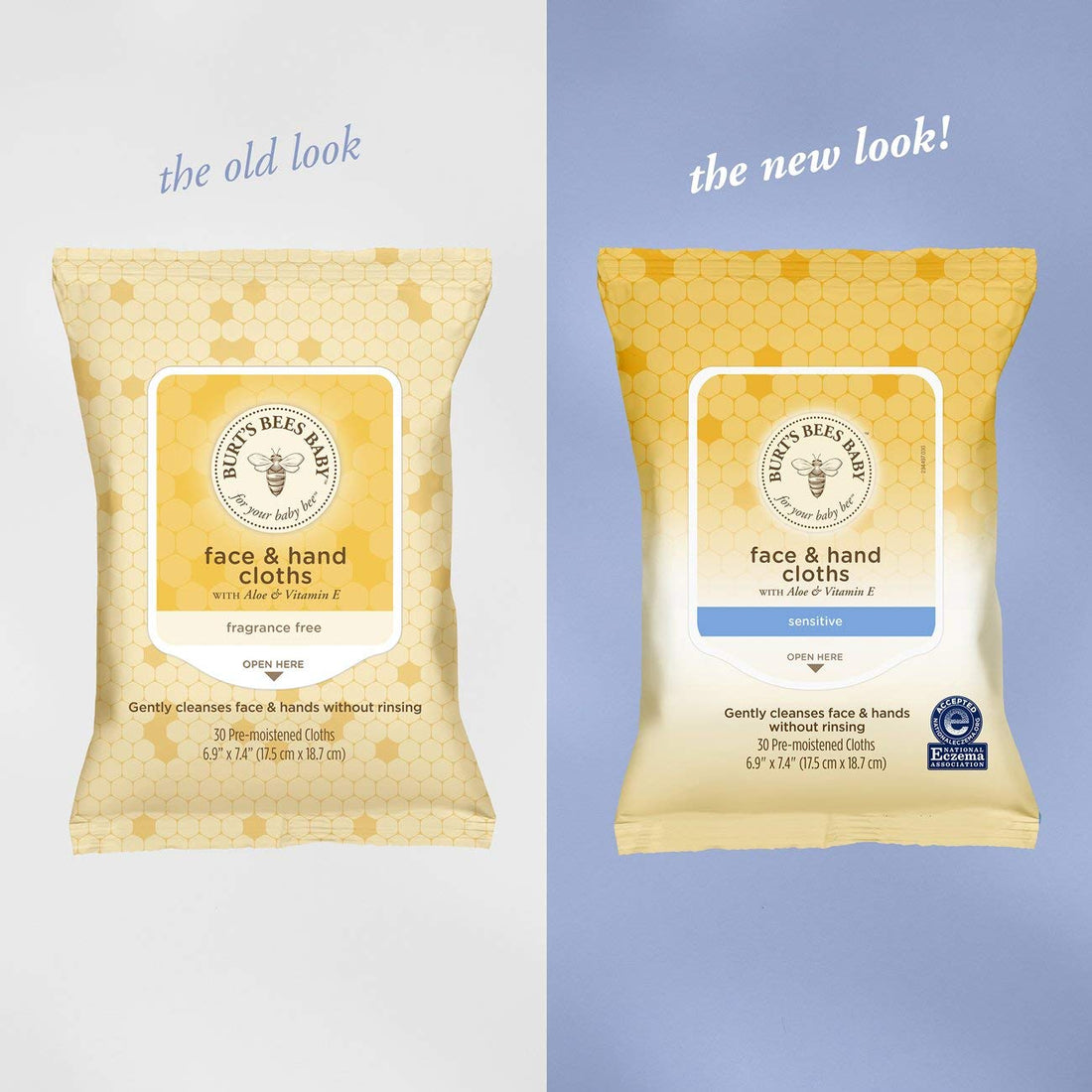 Burt's Bees Baby Chlorine-Free Wipes for Sensitive Skin- 30 Count