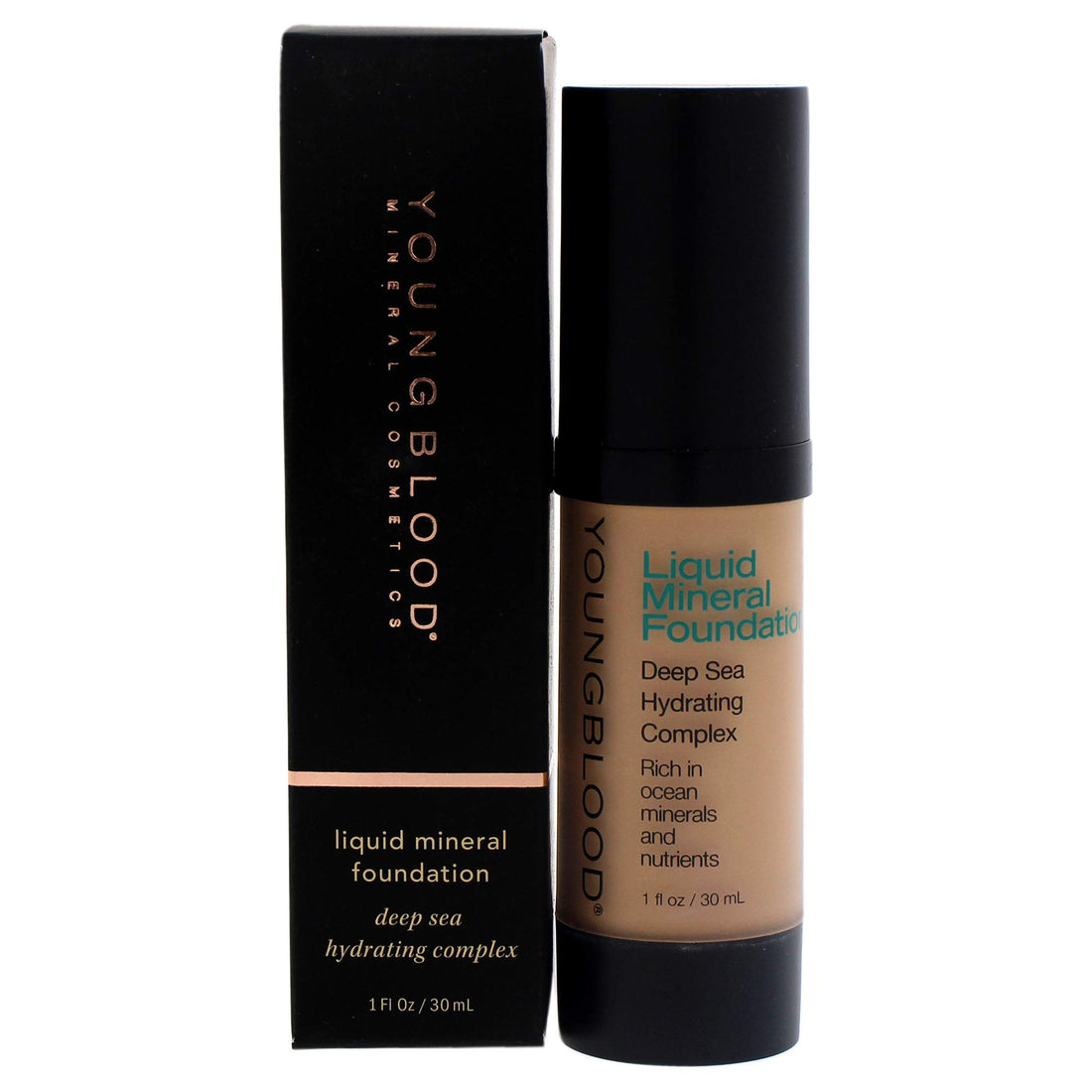 Youngblood Liquid Mineral Foundation - Pebble - 30ml/1oz