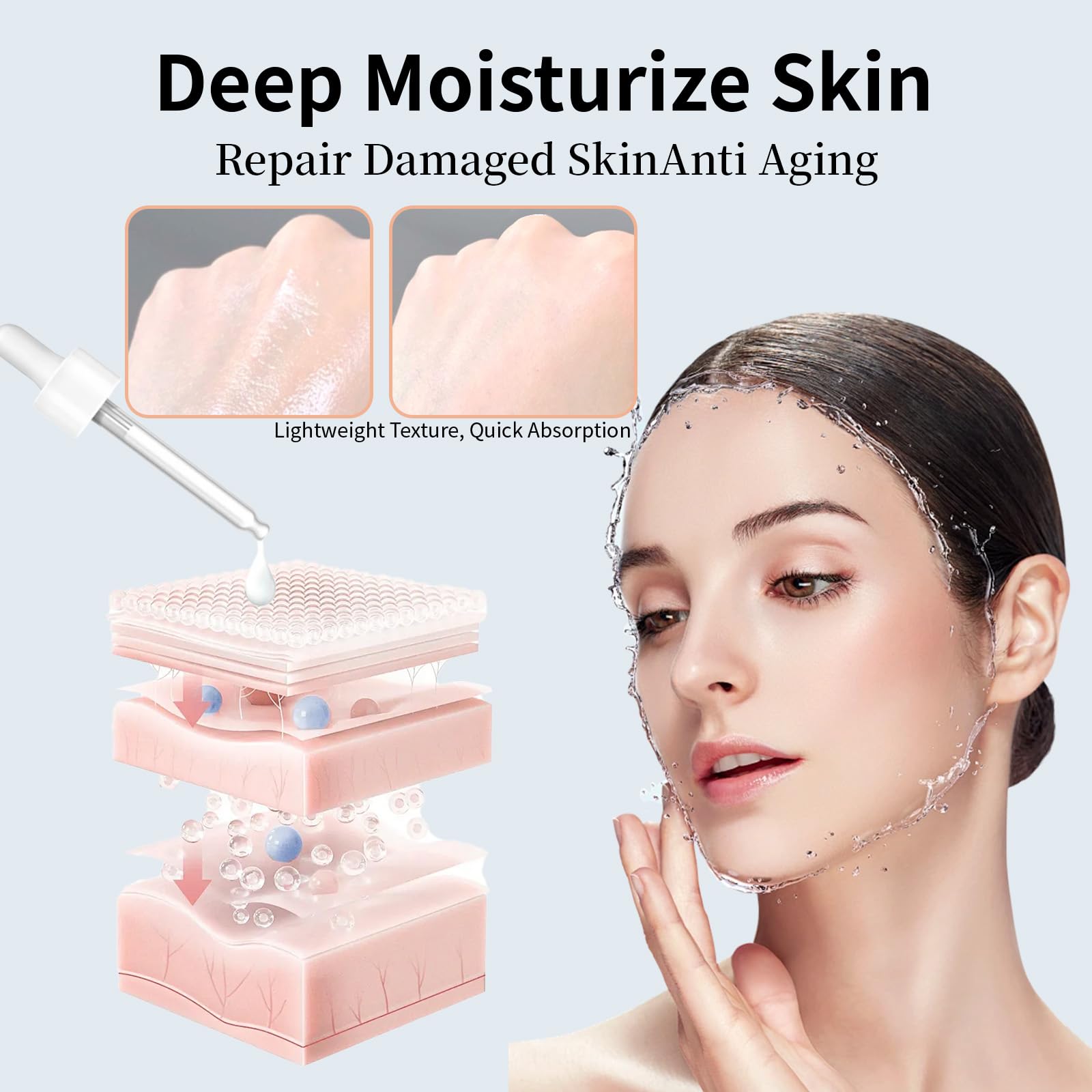 Buffet Peptides Serum For Face, 30ML Multi Peptide Face Serum For Anti-aging, Moisturizing Peptide Serum For Fine Lines & Acne.