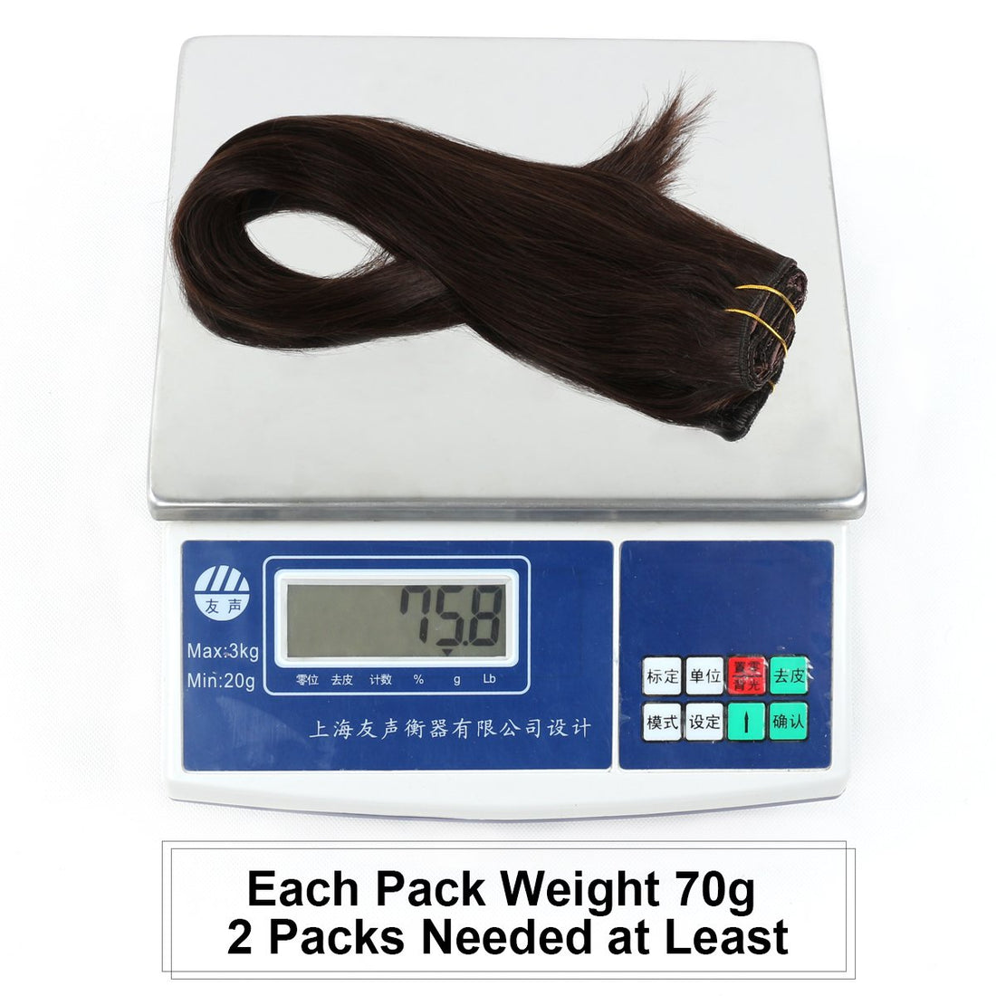 16 , Jet Black(#1) : 16 Clip in Hair Extensions Real Human Hair Jet Black(#1) 6pieces 70grams/2.45oz