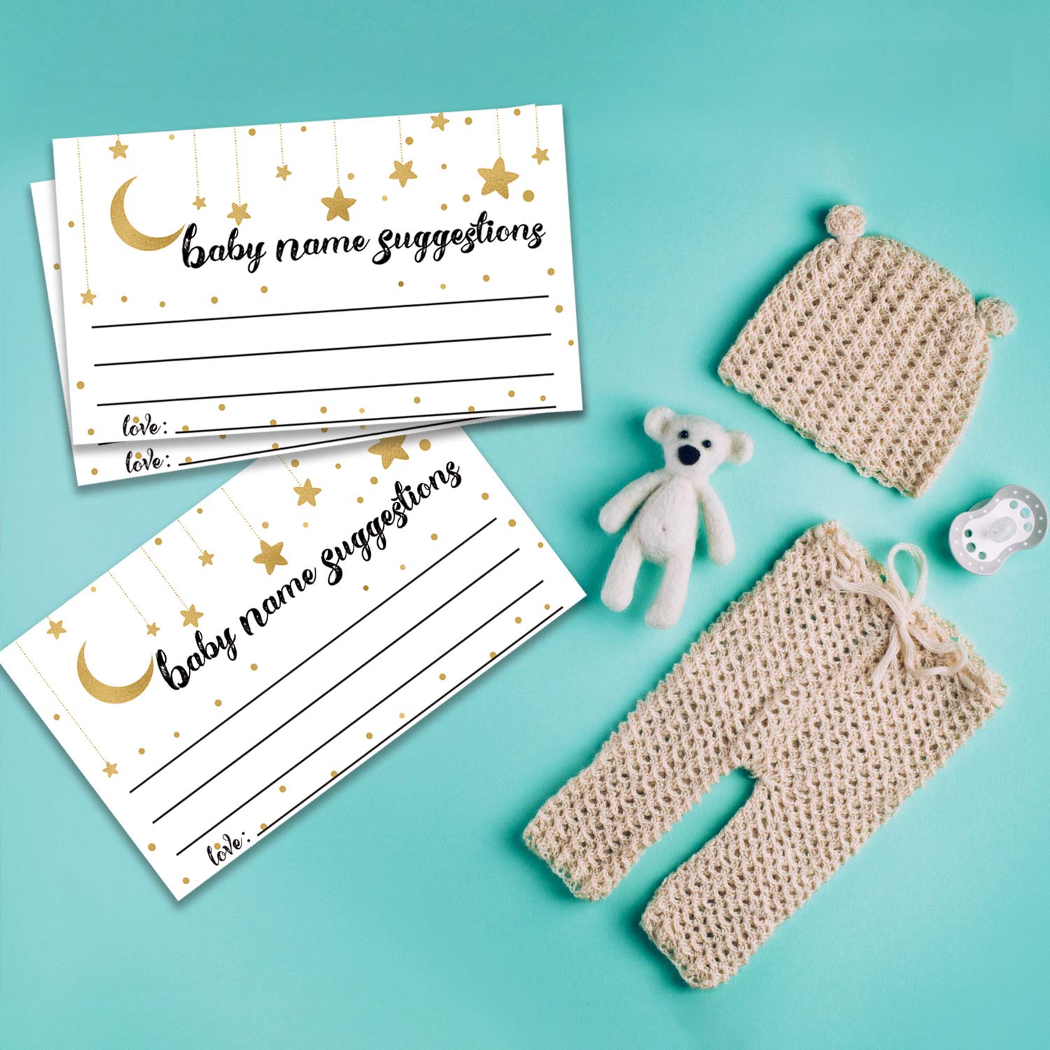 100 Baby Name Suggestion Cards, Baby Name Suggestions for Baby Shower, Printable Baby Shower Games, Pink Baby Games, Baby Names, Baby Name Cards.