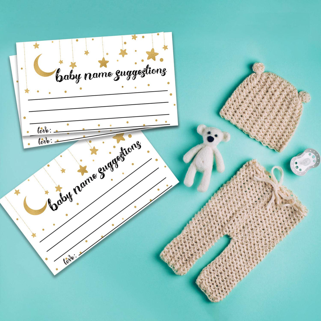 100 Baby Name Suggestion Cards, Baby Name Suggestions for Baby Shower, Printable Baby Shower Games, Pink Baby Games, Baby Names, Baby Name Cards.