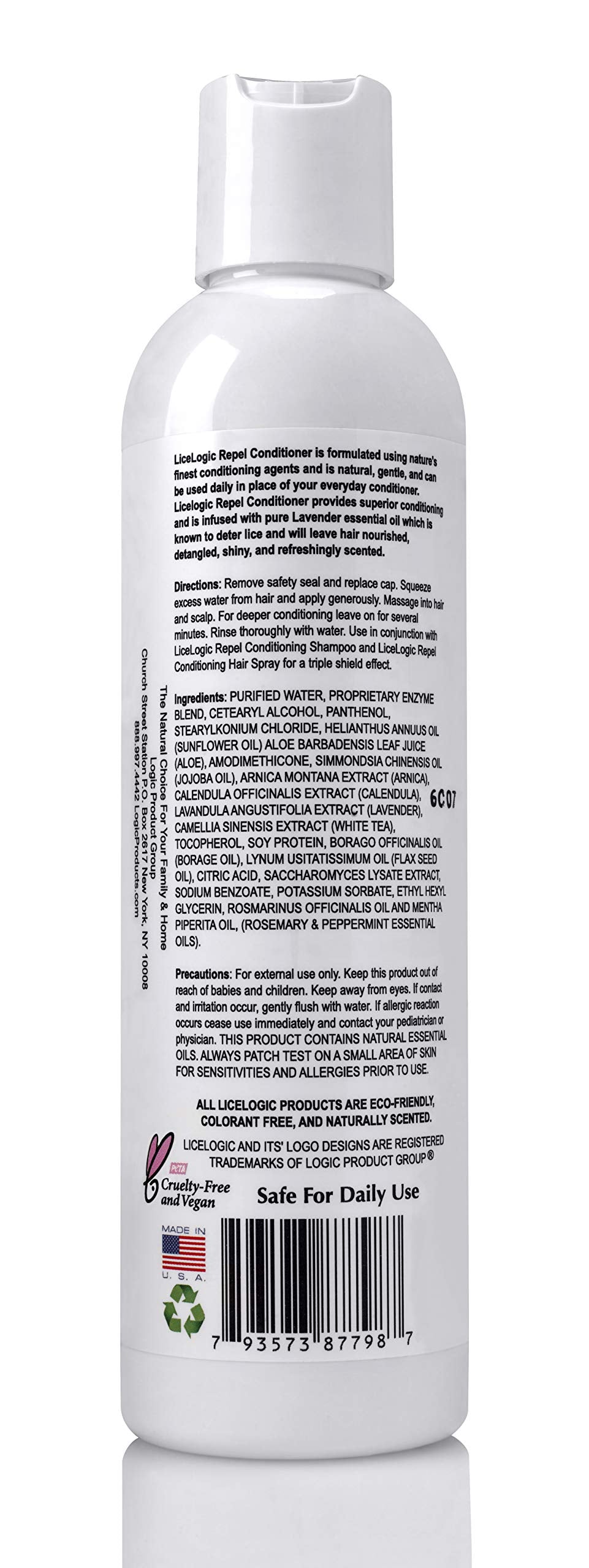 Licelogic Repel Conditioner, Rosemary Mint, 8 Ounce