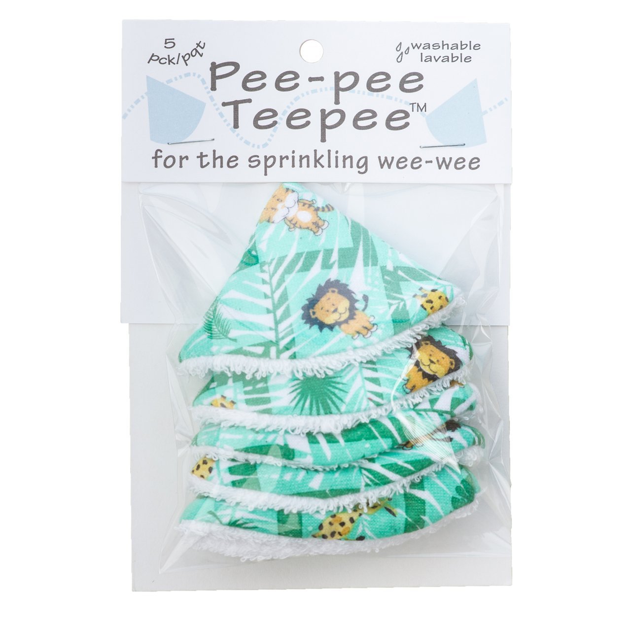 Pee-Pee Teepee Jungle Green - Cello Bag