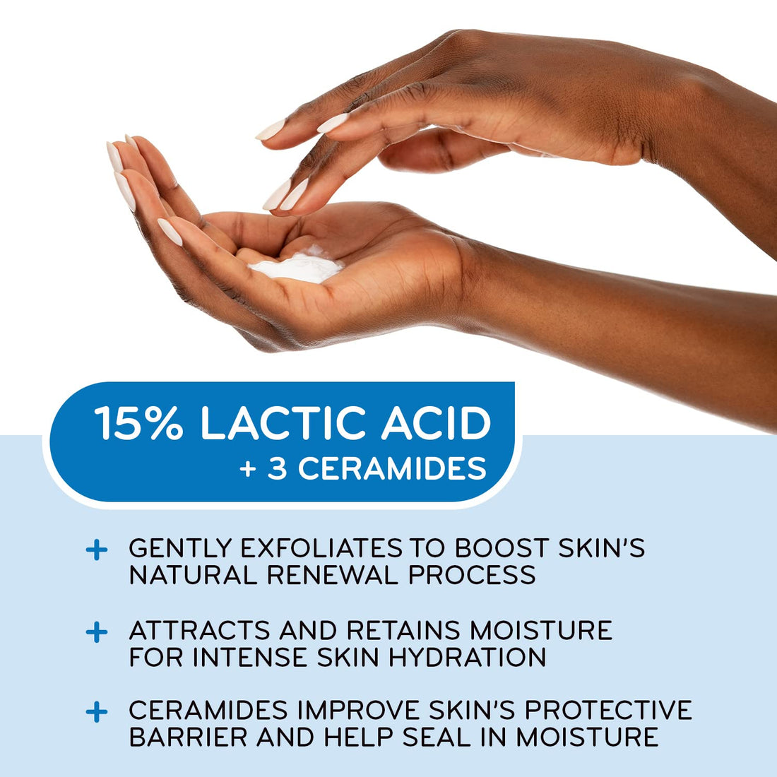AmLactin Intensive Healing Body Lotion For Dry Skin – 7.9 oz Pump Bottles (Twin Pack) – 2-in-1 Exfoliator And Moisturizer With Ceramides And 15% Lactic Acid For 24-Hour Relief From Dry Skin