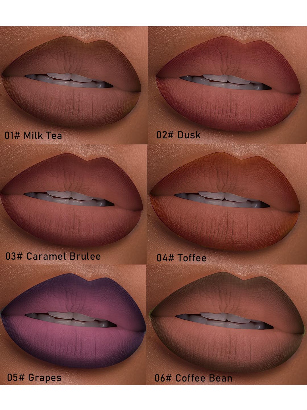 BAISEN DIARY 2-in-1 Gradient Lip Liner and Lipstick Lip Combo Set - Achieve Flawless Contour and Gradual Ombre Effect with Easy-to-Use Crayon Form and Cone Tip (01# Milk Tea, 1 Count (Pack of 1))