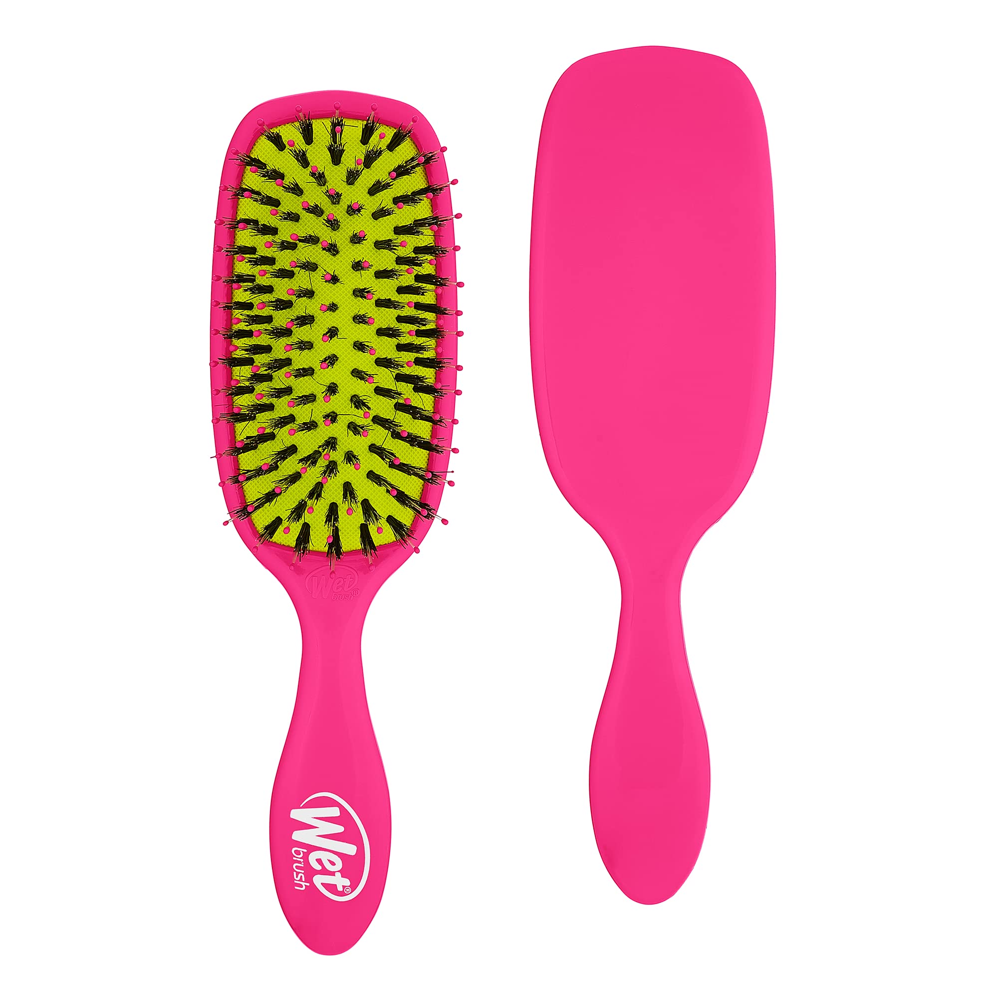 Wet Brush Shine Enhancer IntelliFlex Bristles Hair BrushTravel Pink