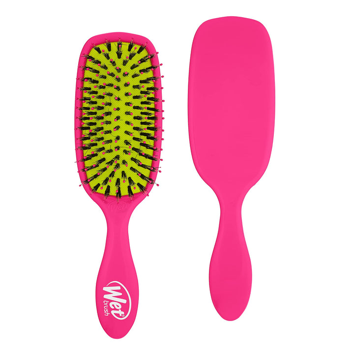 Wet Brush Shine Enhancer IntelliFlex Bristles Hair BrushTravel Pink