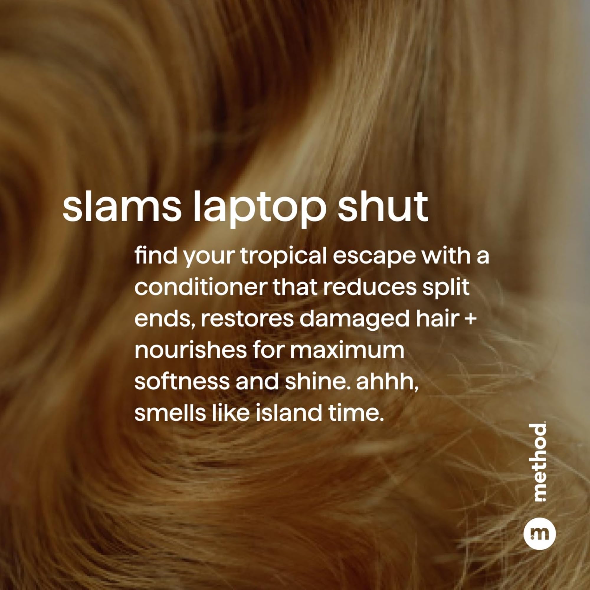 Method Repairing Conditioner, Island Mist, Hibiscus + Mango Nectar + Passion Fruit notes, 13.5oz