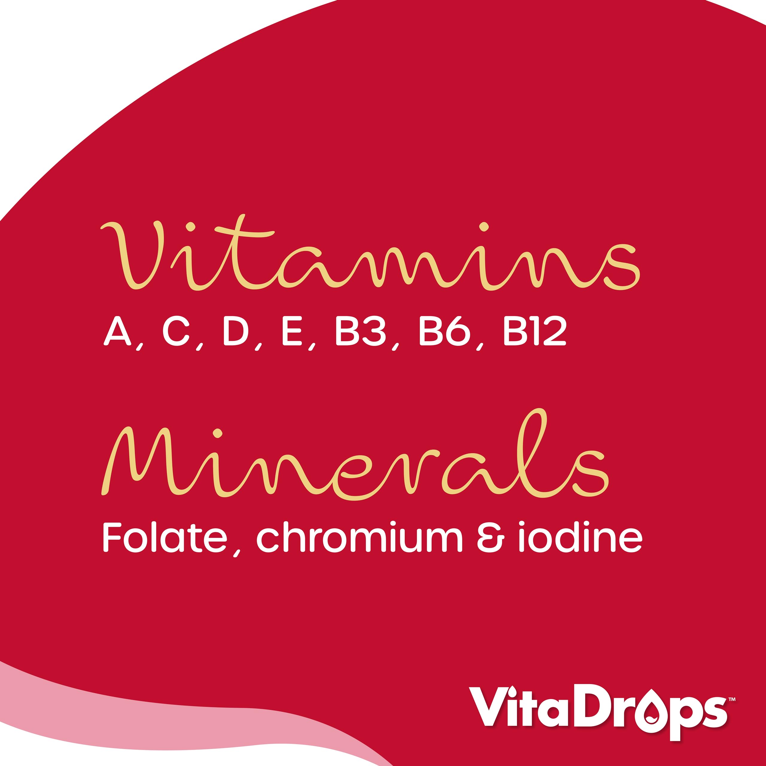 VitaDrops Multivitamin Jelly Beans, Women & Men, Source of Vitamin A C D E B-3 B-6 & Biotin, Supports Immune System, Pectin Based, Vegan & Gluten Free, Strawberry Flavor, 90 Jelly Beans, 30 Servings