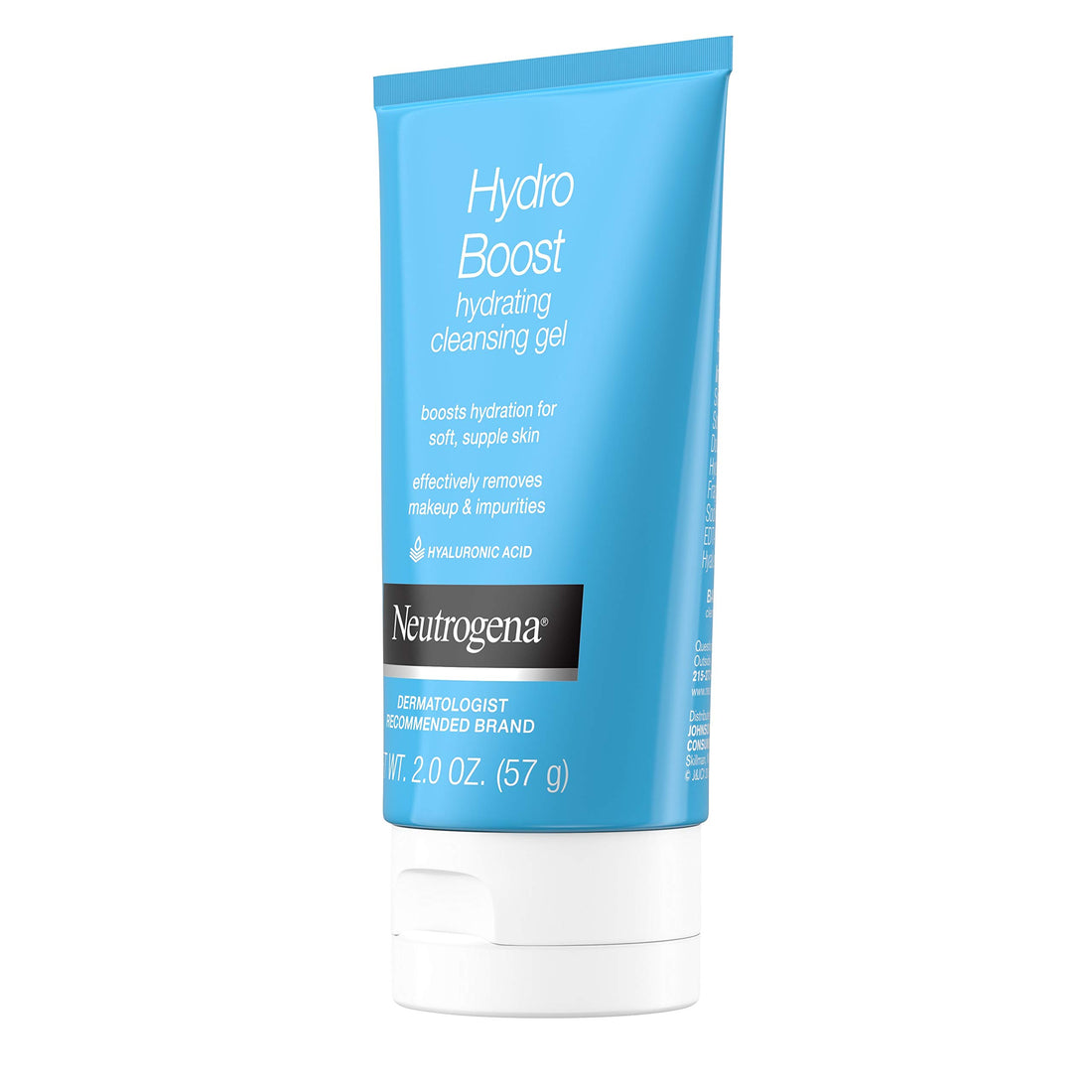 Neutrogena Hydro Boost Lightweight Hydrating Facial Cleansing Gel, Makeup Remover with Hyaluronic Acid, Dermatologist Recommended, Hypoallergenic, and Non Comedogenic, Travel-Size, 2 oz (Pack of 24)