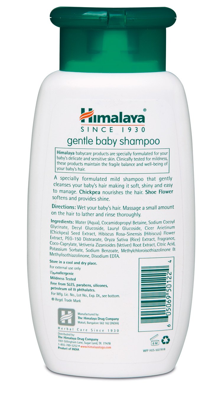 Himalaya Herbal Healthcare Gentle Baby Shampoo, 6.76 Fluid Ounce