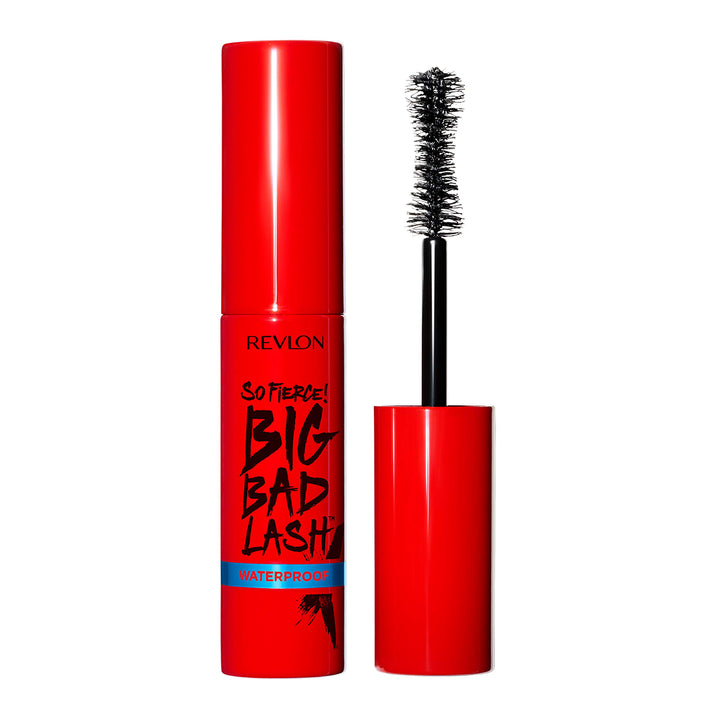 Revlon Mascara, So Fierce Big Bad Lash Eye Makeup, Volumizing, Lasts up to 24 Hours, No Clump, Smudge-Proof, Flake-Free, 762 Waterproof Blackest Black, 0.34 fl oz