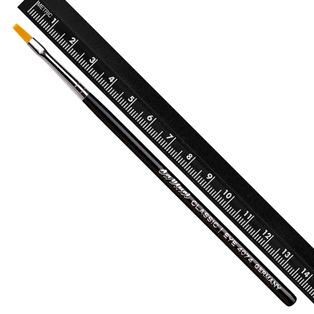 da Vinci Cosmetics Series 4074 Classic Eyelash & Eyebrow Tint Brush for Detail with Synthetic Fibers, 0.5 Pound