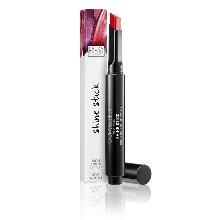 Radiant Red : Laura Geller New York Shine Stick Triple Benefit Lip Color- Radiant Red