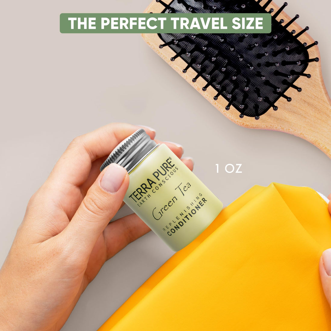 Terra Pure Conditioner, Travel Size Hotel Amenities, 1 oz (Case of 20)