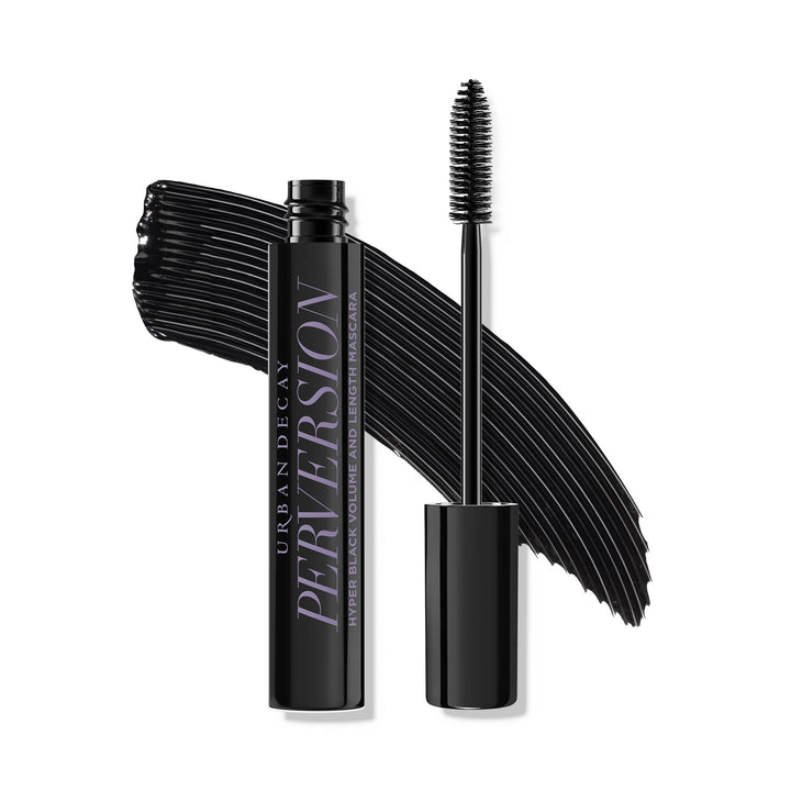 Urban Decay Perversion Volumizing Mascara - Intense Black Lengthening Mascara, Smudge-Resistant, Flake-free, Buildable Lash Volume & Length, Curling & Separating, Vegan Formula - 0.34 fl oz