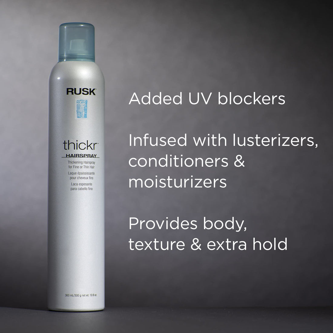RUSK Designer Collection Thicker Thickening Hairspray