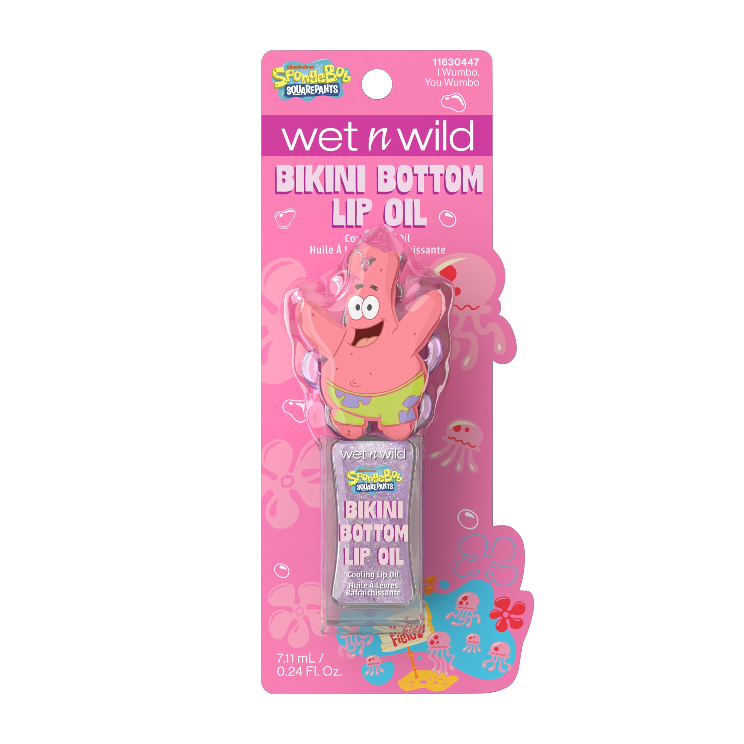 wet n wild Spongebob Bikini Bottom Cooling Lip Oil - I Wumbo, You Wumbo