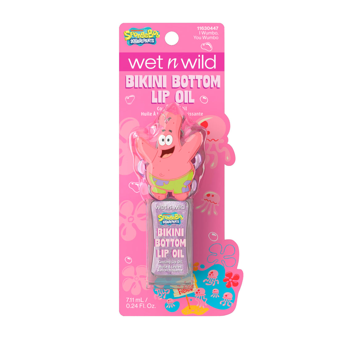 wet n wild Spongebob Bikini Bottom Cooling Lip Oil - I Wumbo, You Wumbo