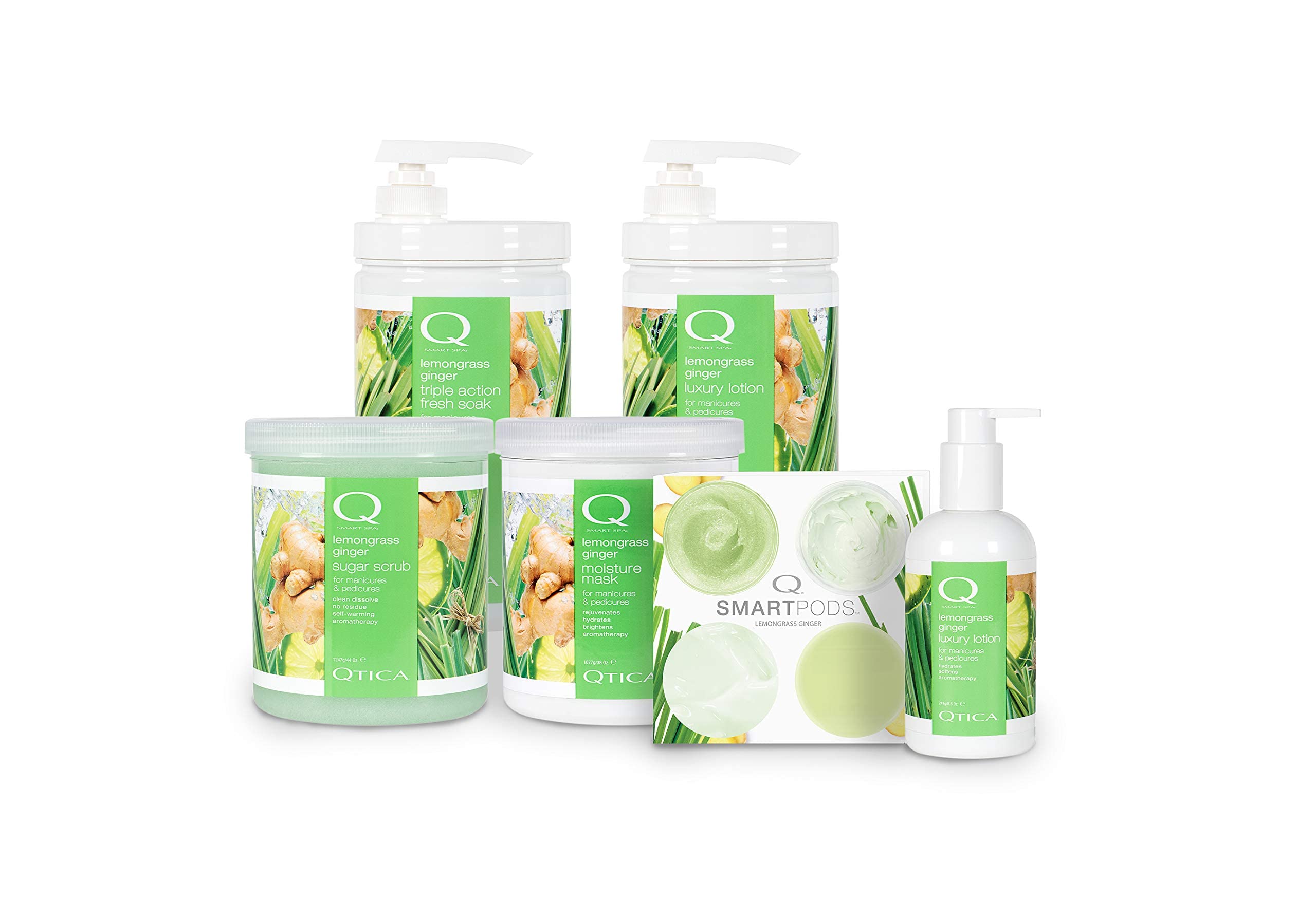 Qtica Smart Spa Luxury Lotion (Lemongrass Ginger Scent) 8.5oz