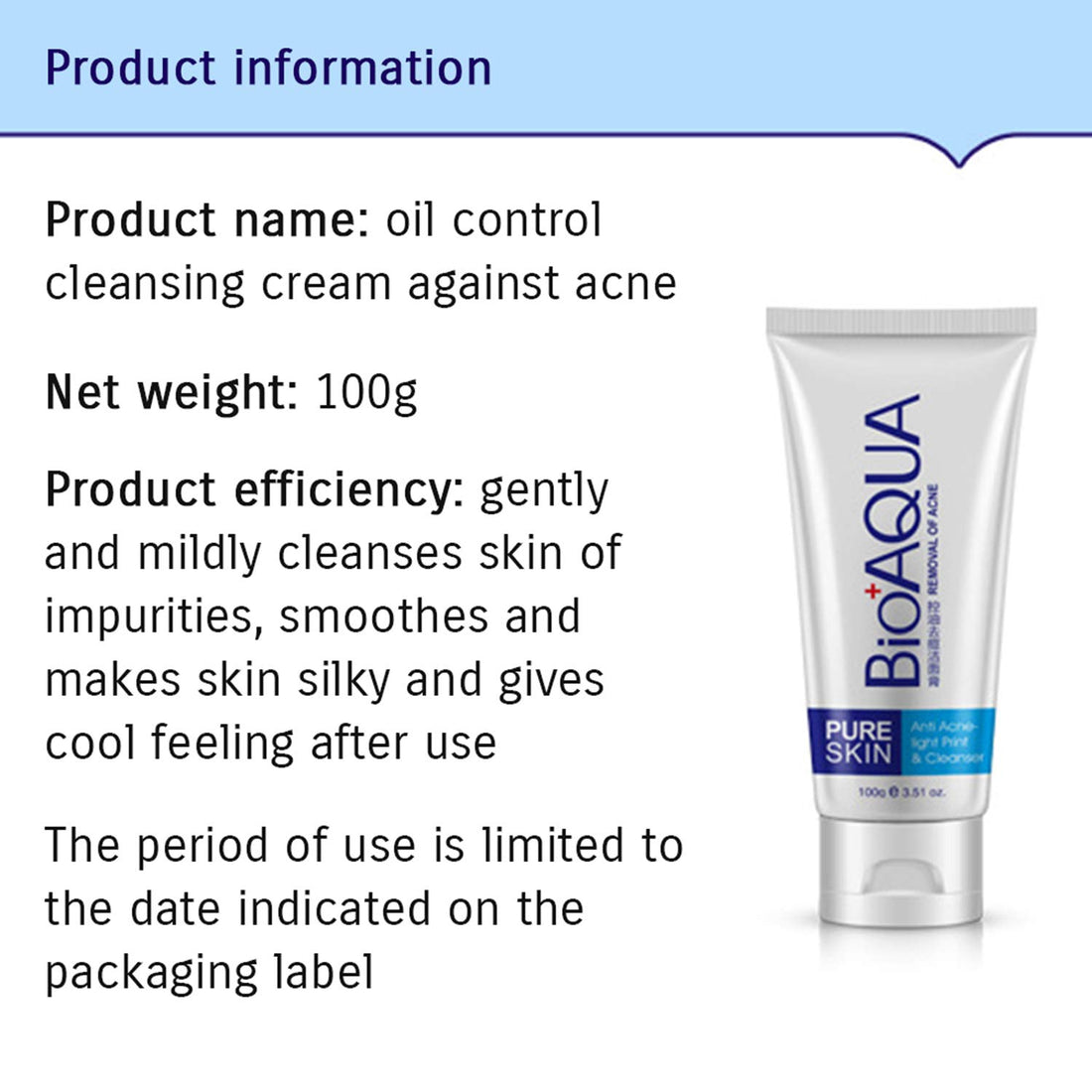 Skin Care Acne Face Treatment Removal Cream Spots Scar Blemish Mark 100g