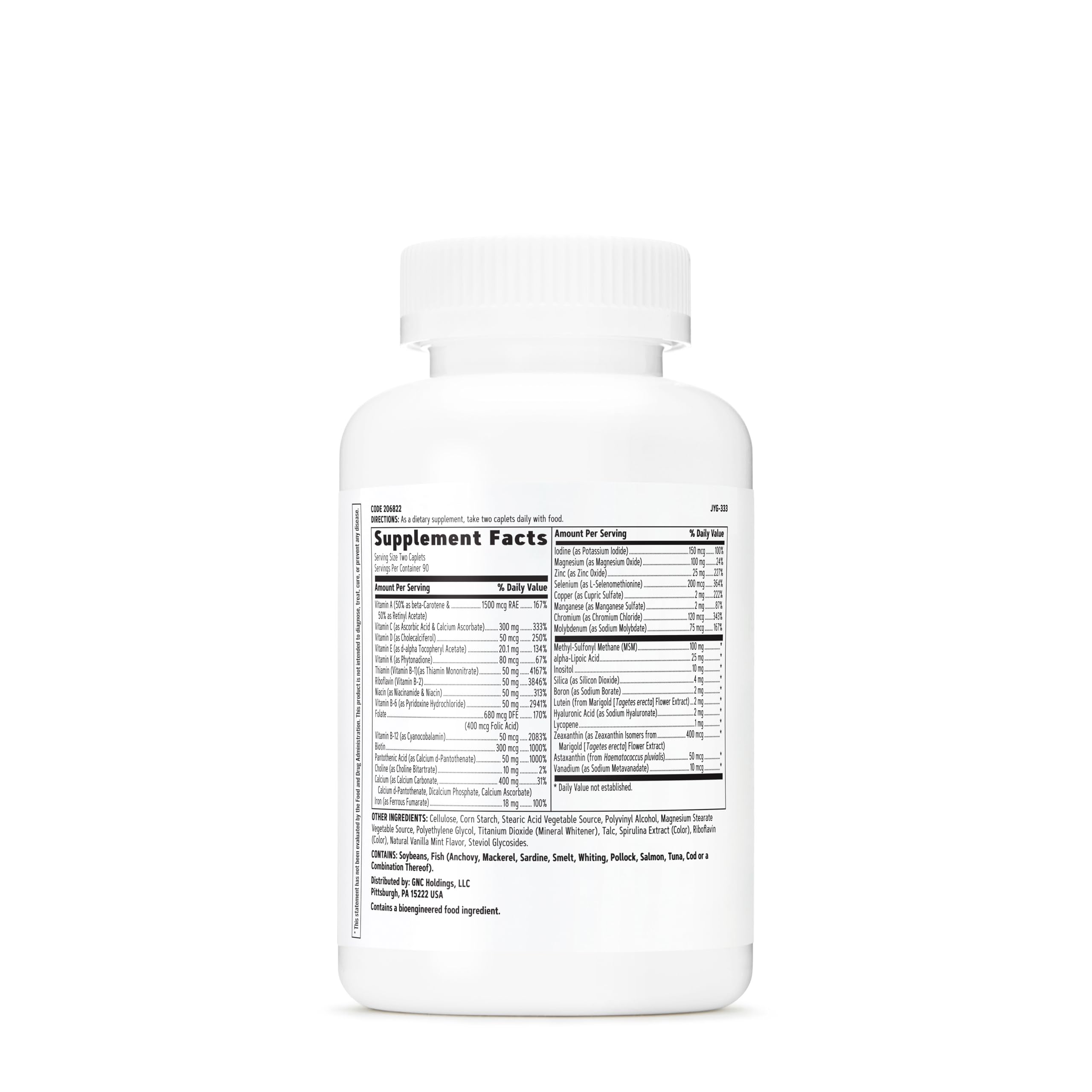 GNC Women's Active Multivitamin | Energy Production, Bone Health, and Overall Wellness | 180 Count