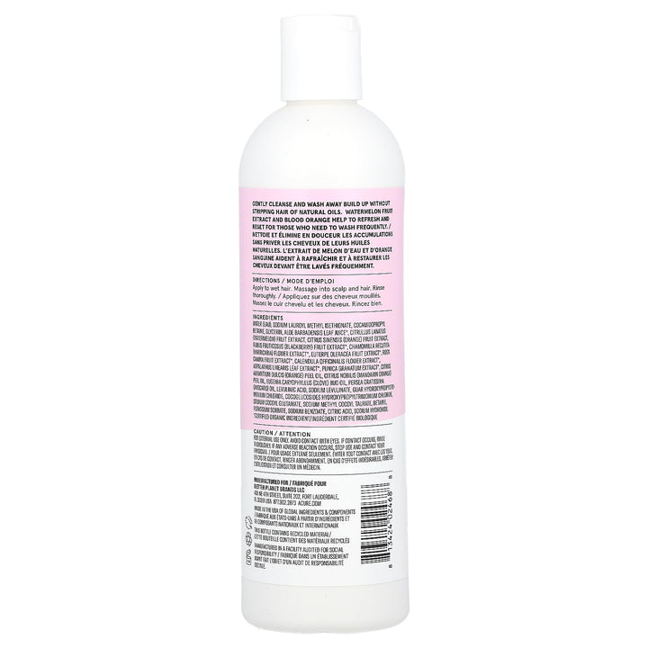 Acure Balance + Reset Shampoo | Featuring Watermelon Fruit Extract & Blood Orange to Help Refresh & Reset Hair, 12 Fl Oz