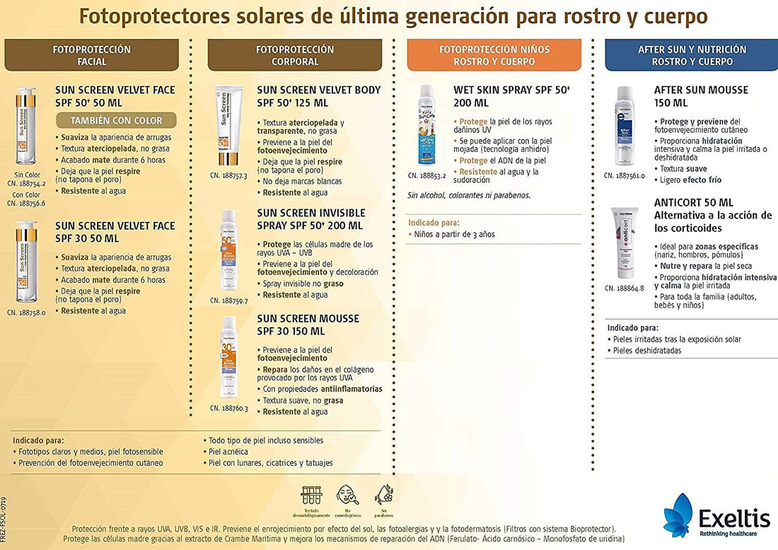 Frezyderm Sun Screen Velvet Face Spf30 X 6