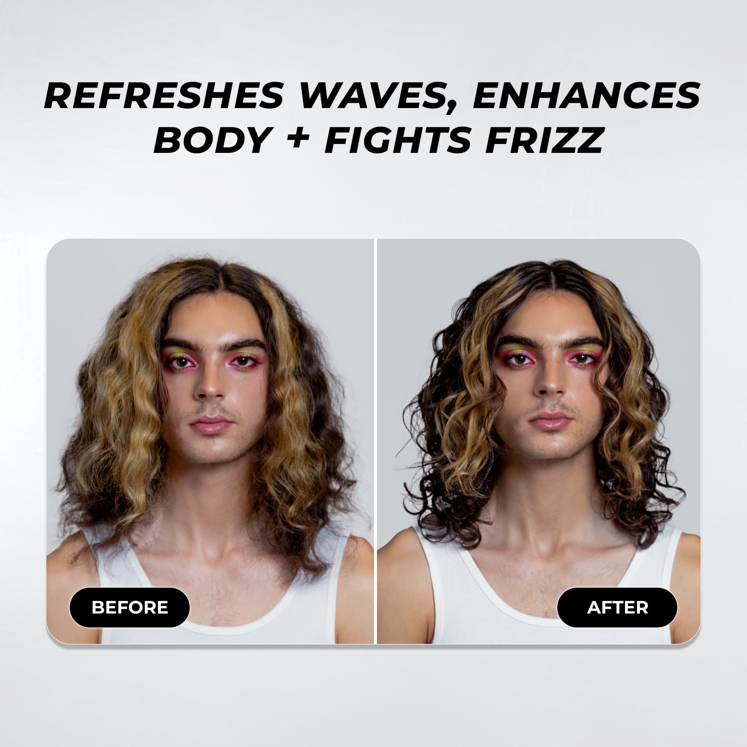 XMONDO Hair Wavetech Wave Revival Mist | Vegan Formula with Pro-Vitamin B5 and Essential Nutrients for Glowing Frizz Free Waves, 8 Fl Oz 1-Pack