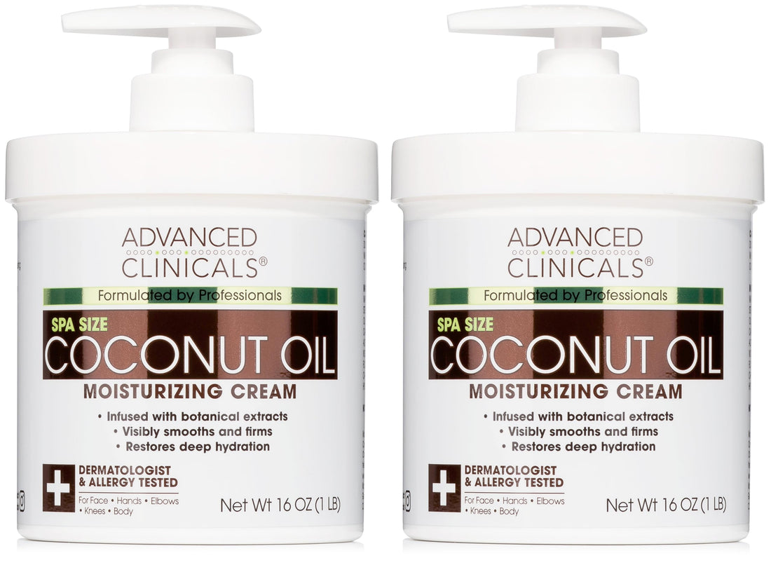 Coconut Cream 16 Oz, Pump (Pack of 2 )