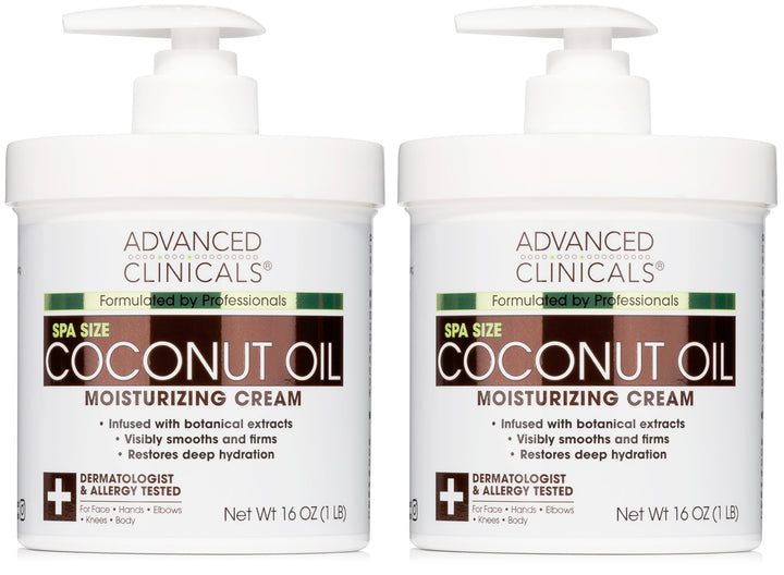 Coconut Cream 16 Oz, Pump (Pack of 2 )