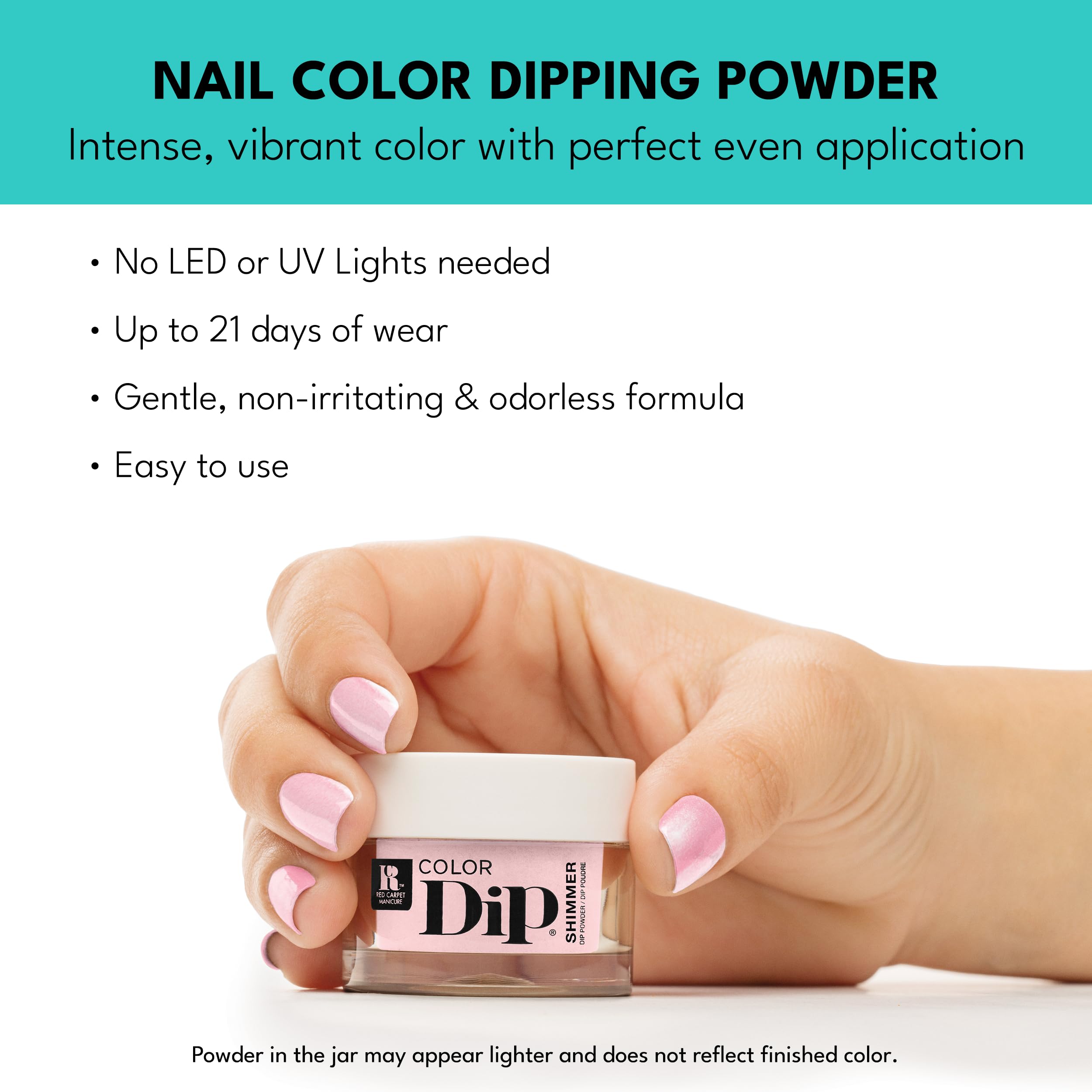 Red Carpet Manicure Color Dip Sheer Flair Nail Dipping Powder, 0.3 Fl. Oz.