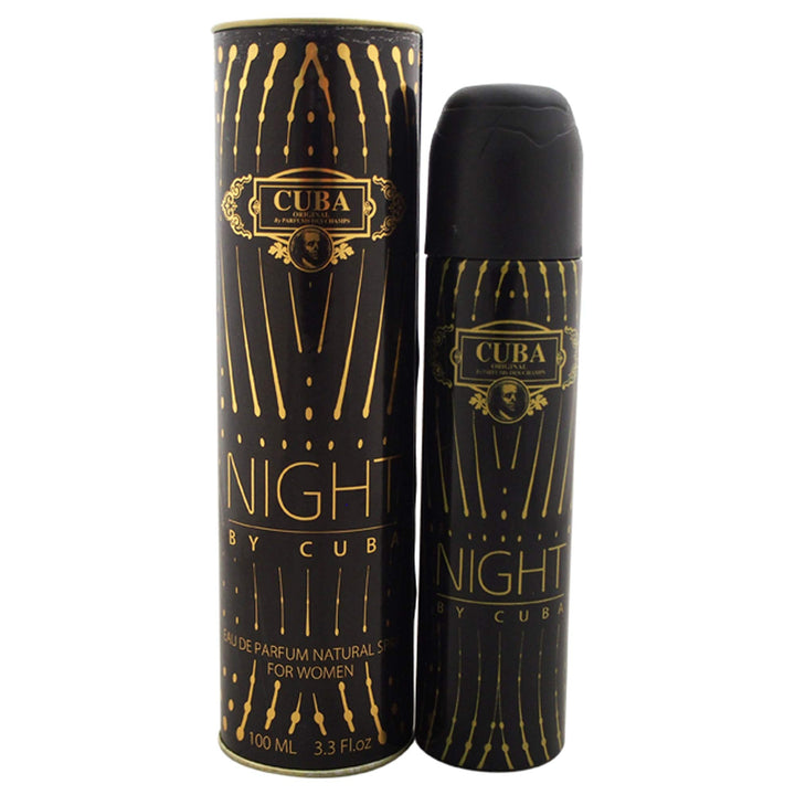 Cuba Women's Eau de Parfum Spray, Night, 3.3 Ounce