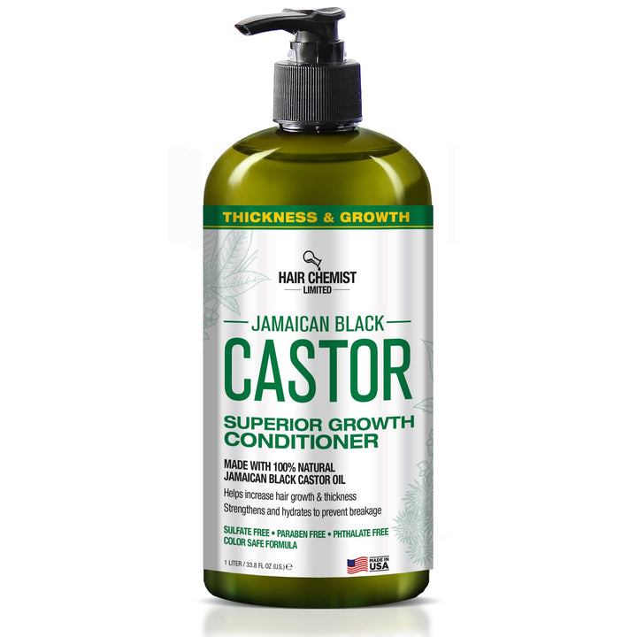 Hair Chemist Superior Growth Jamaican Black Castor Conditioner 33.8 oz. - Jamaican Black Castor Conditioner made with Natural Ingredients