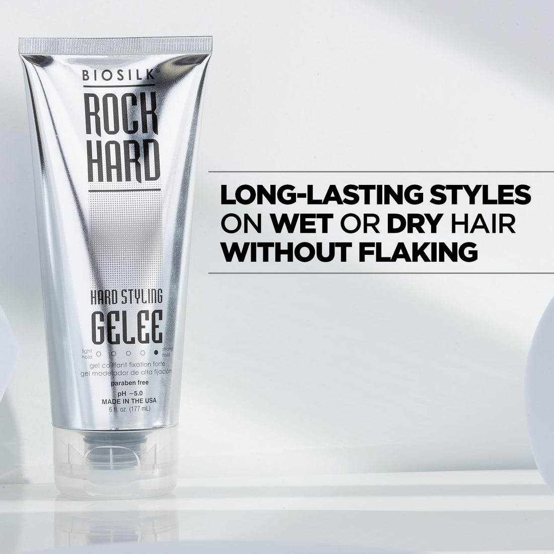 Biosilk Rock Hard Hair Styling Gelee 6 oz