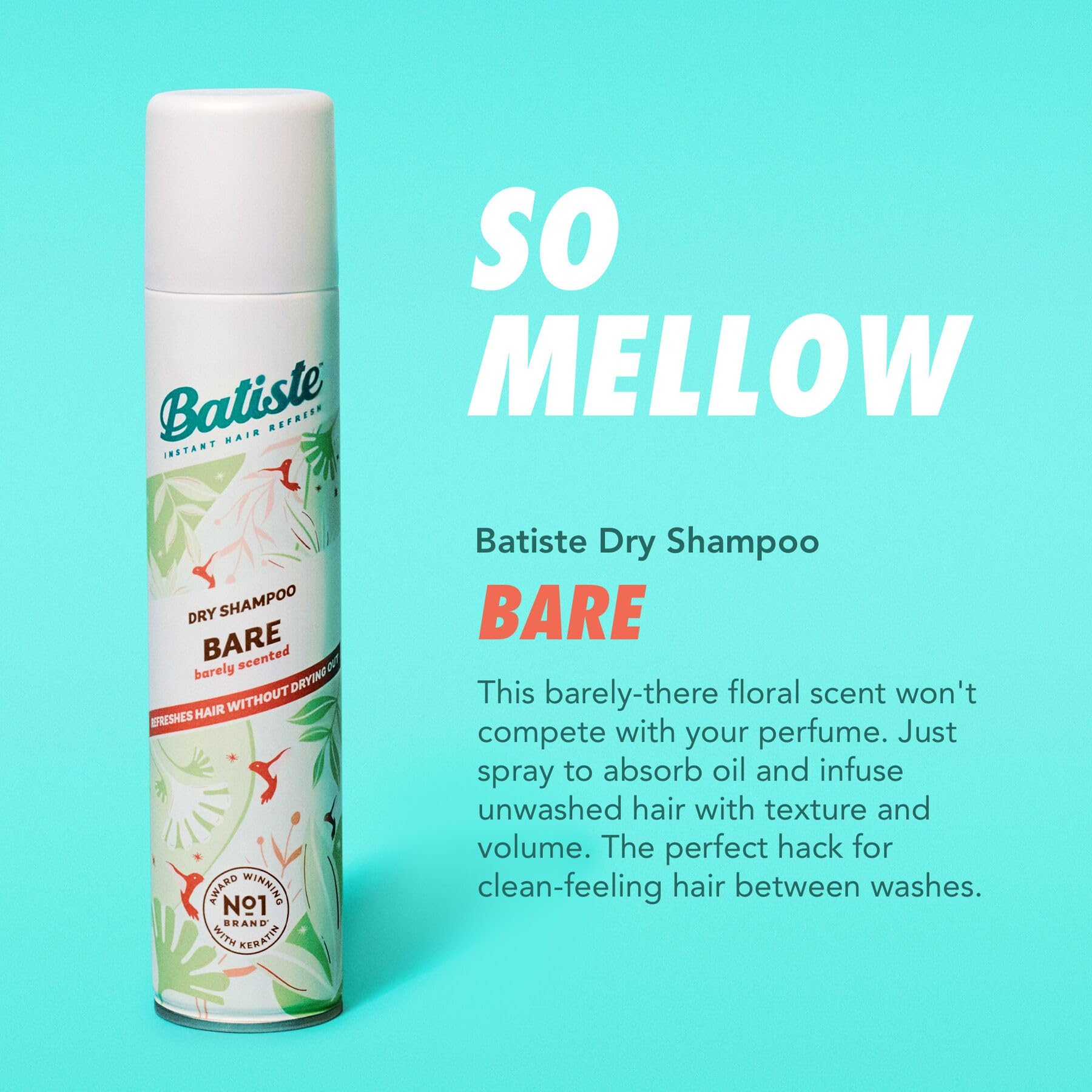Batiste Dry Shampoo Bare 162g/5.71 oz.