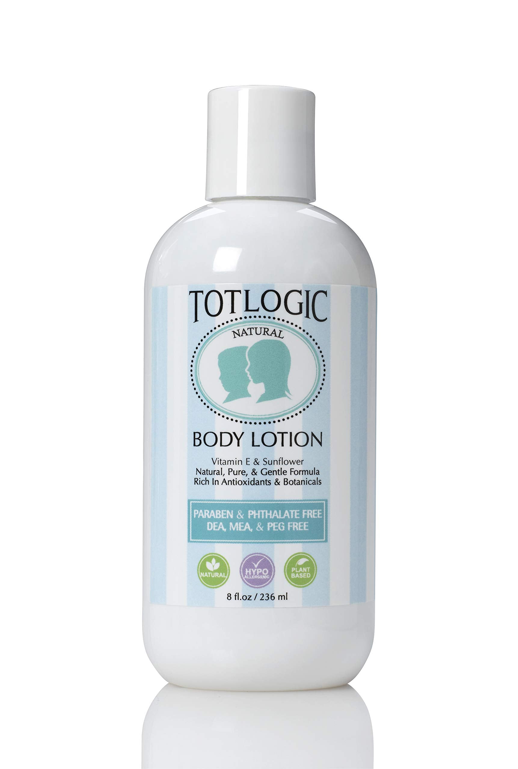 TotLogic Body Lotion- 8 fl oz,Naturally Scented & Phthalate Free
