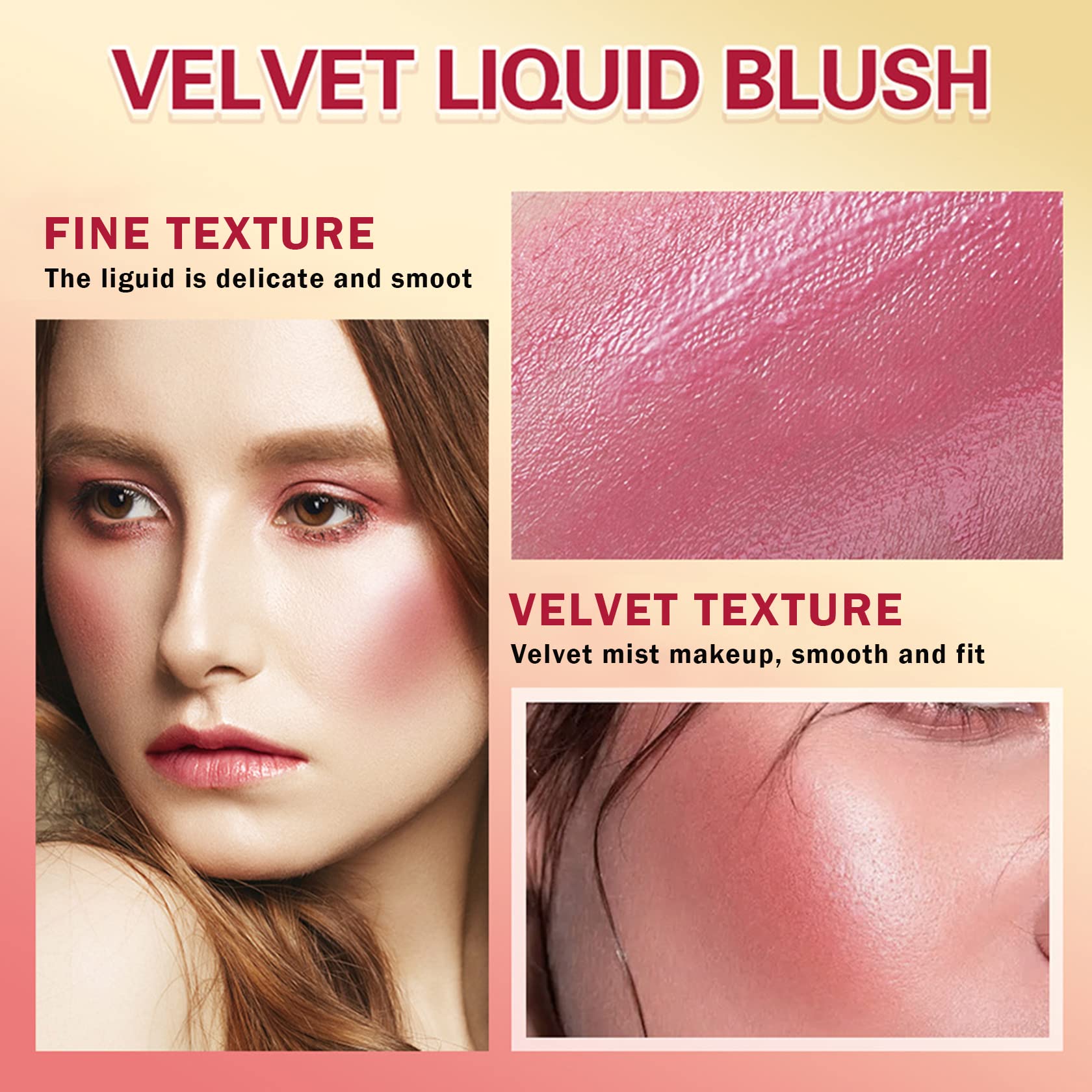 Cream Blush for Cheeks - Soft, Long Lasting, Waterproof, Matte Makeup - 03