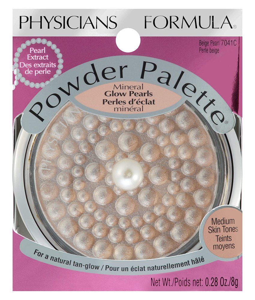 Physicians Formula Highlighter Makeup Powder Mineral Glow Pearls, Beige Pearl, Dermatologist Tested