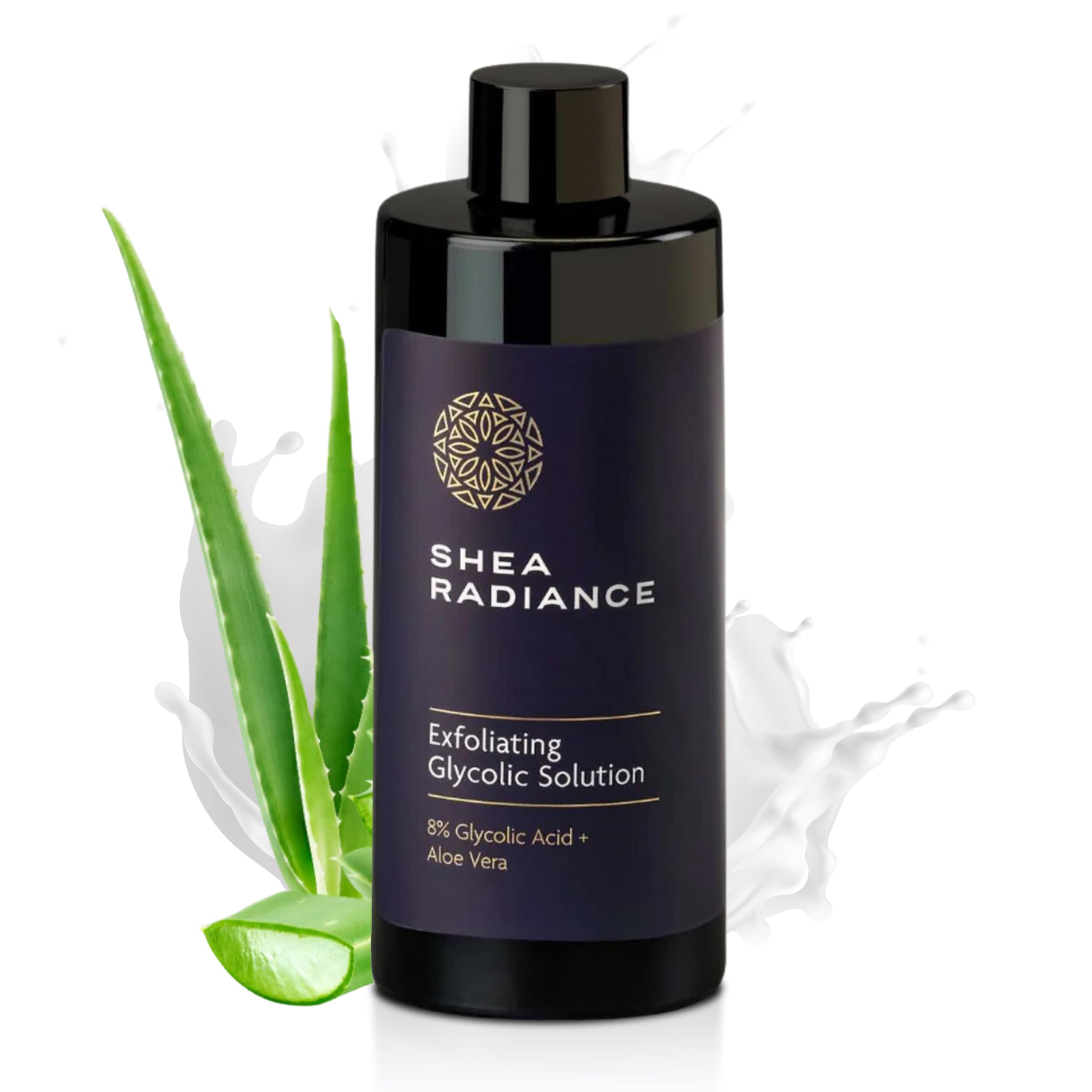 Glycolic Acid Toner Ordinary Glycolic Solution for Face Hydrating and Skin Toner for Women Face with AHA, Aloe Vera, Extract Facial Toner for Brightening, Acne, Exfoliation, and Skin Care 6.4 oz