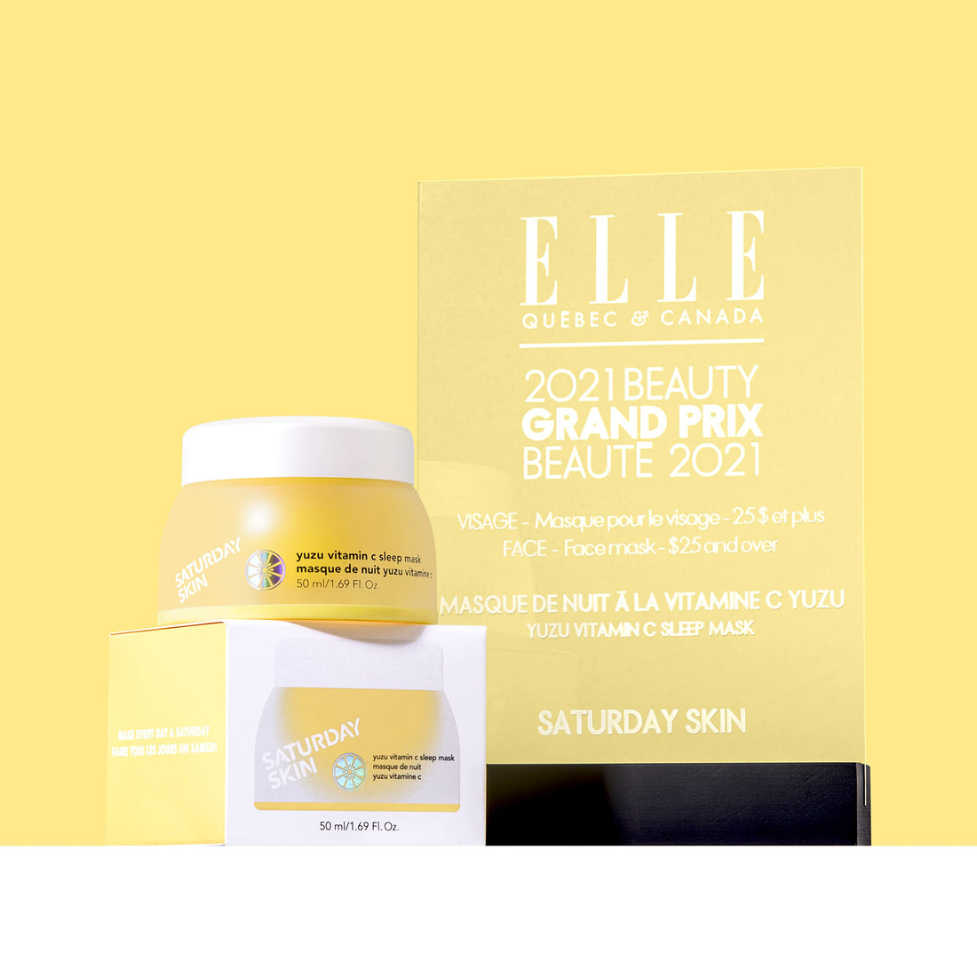 Saturday Skin yuzu vitamin c SLEEP MASK