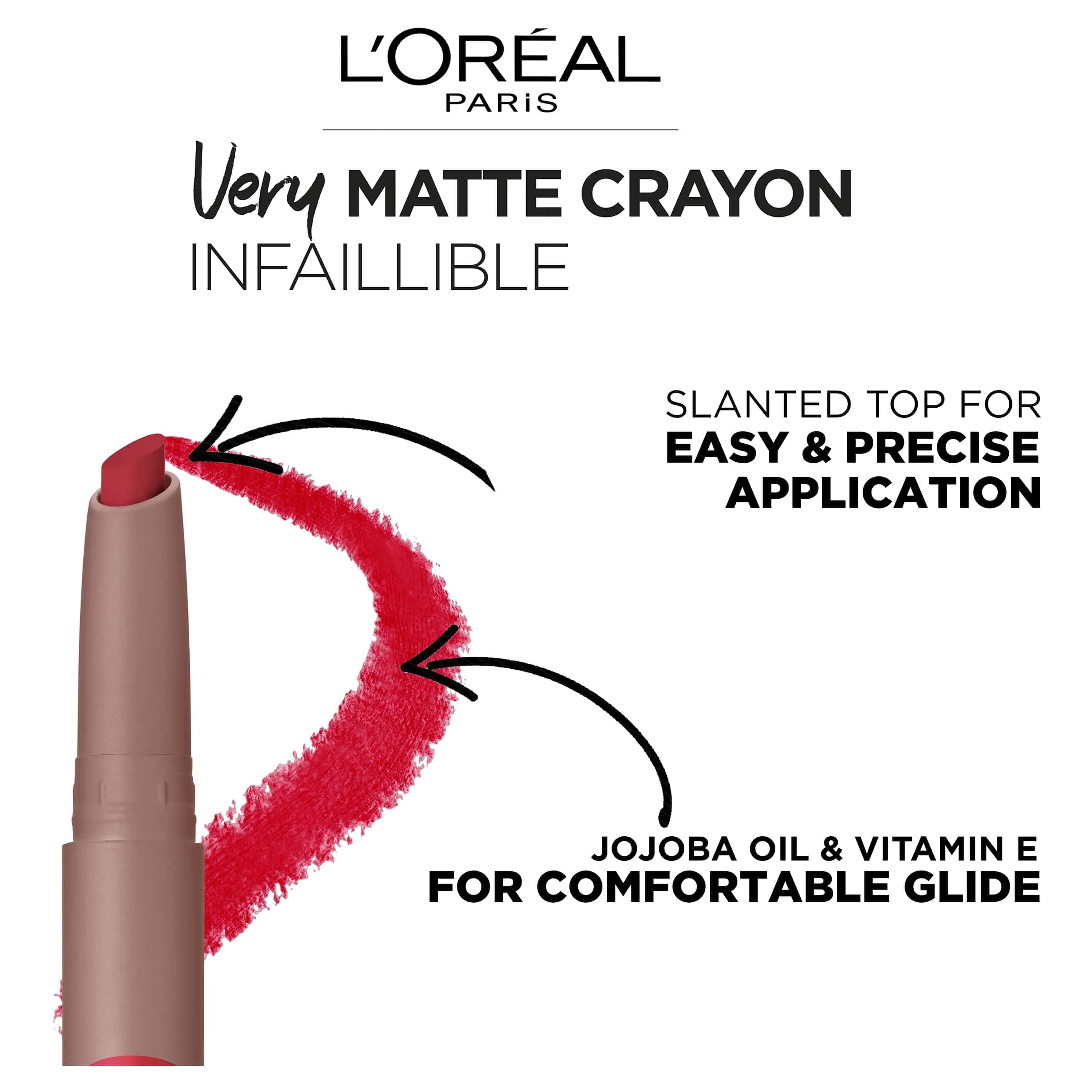 L'Oreal Infailible Matte Lip Crayon - 110 Caramel Rebel